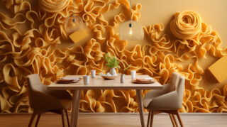 creative 3d macaroni wallpaper 6 3d pasta wallpaper