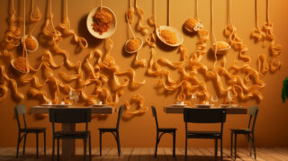 creative 3d macaroni wallpaper 7 3d pasta wallpaper