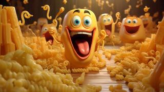 happy and funny pasta macaroni wallpaper 5 3d pasta wallpaper