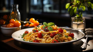 pasta-in-restaurant-table-wallpaper-3
