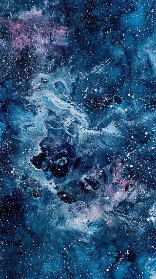 Starry Night Abstract Art