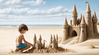 Childhood Sandcastle Dreams