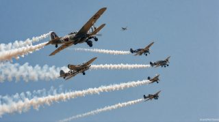 Vintage Aircraft Formation