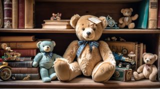 Antique Teddy Bear Showcase