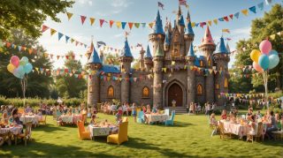 Enchanted Castle Outdoor Party