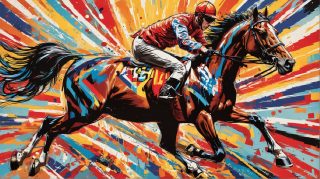 Vibrant Equestrian Race