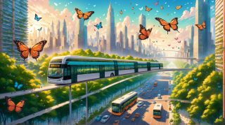 Eco-Friendly Transportation City