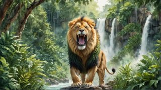 Roaring Lion Waterfall