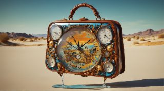 Steampunk Timepiece Briefcase