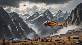 Helicopter Mountain Expedition