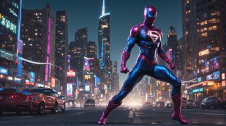 Heroic Stance in Neon City
