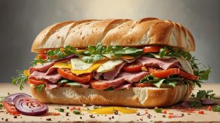 Delicious Sub Sandwich