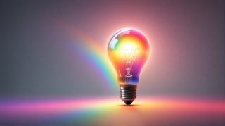Colorful Lightbulb Inspiration