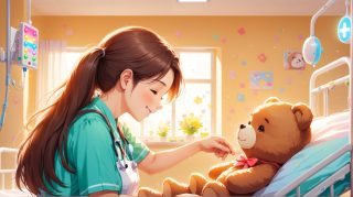Nurse with Teddy Bear
