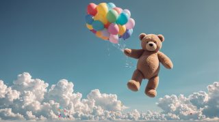 Teddy Bear Balloon Flight