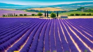 Lavender Fields Bloom