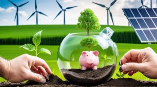 Eco-Friendly Investment Concept