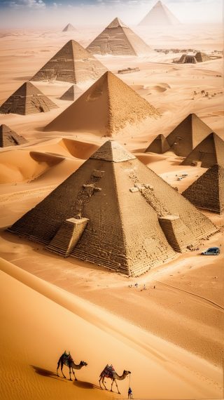 Sahara Desert Pyramids
