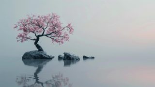 Serene Cherry Blossom
