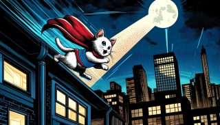 Superhero Cat Adventure