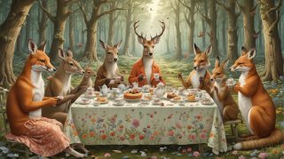 Whimsical Animal Tea Party