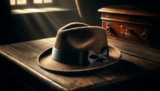 Classic Fedora in a Vintage Setting