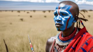 Maasai Warrior Portrait