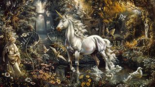 Mythical Unicorn Garden