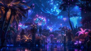 Neon Fantasy Jungle