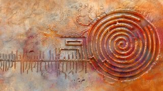 Ancient Spiral Engraving