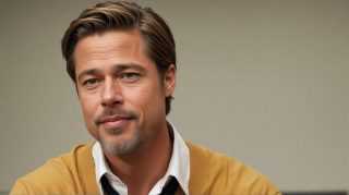 Brad Pitt in Casual Contemplation