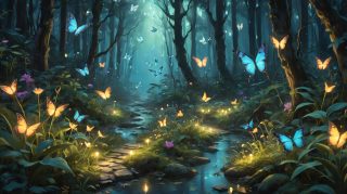 Enchanted Butterfly Forest