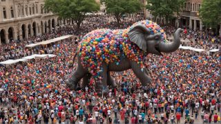Festive Elephant Parade