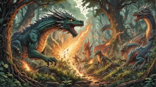 Fiery Dragons in Wildwood