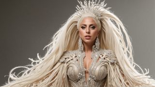Lady Gaga Ice Queen Portrait