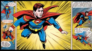 Lionel Messi as comic Superhero