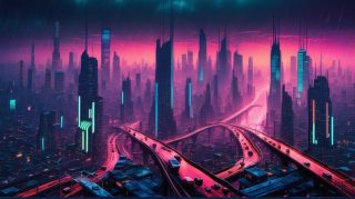 Neon Cyberpunk Metropolis