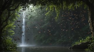 Tropical Waterfall Flight
