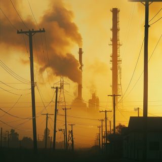 Industrial Pollution, Sunset