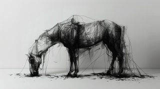 Abstract Horse Study