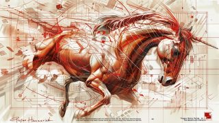 Futuristic Networked Horse