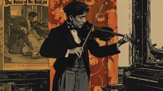 Elegant Violinist Portrait