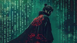 Modern Dystopian Cyber Samurai
