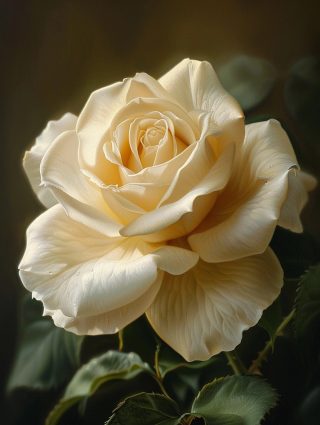 White Rose Close-Up